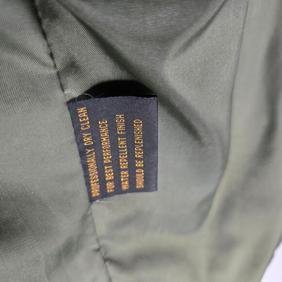 Eddie Bauer VTG Jacket Khaki Green Wool lined  Hunting Men's Large - Picture 8 of 11